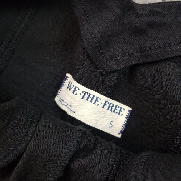 Free People Moondance Jumpsuit Small UK 10 Black One Piece We The Free Bootcut - Picture 10 of 15